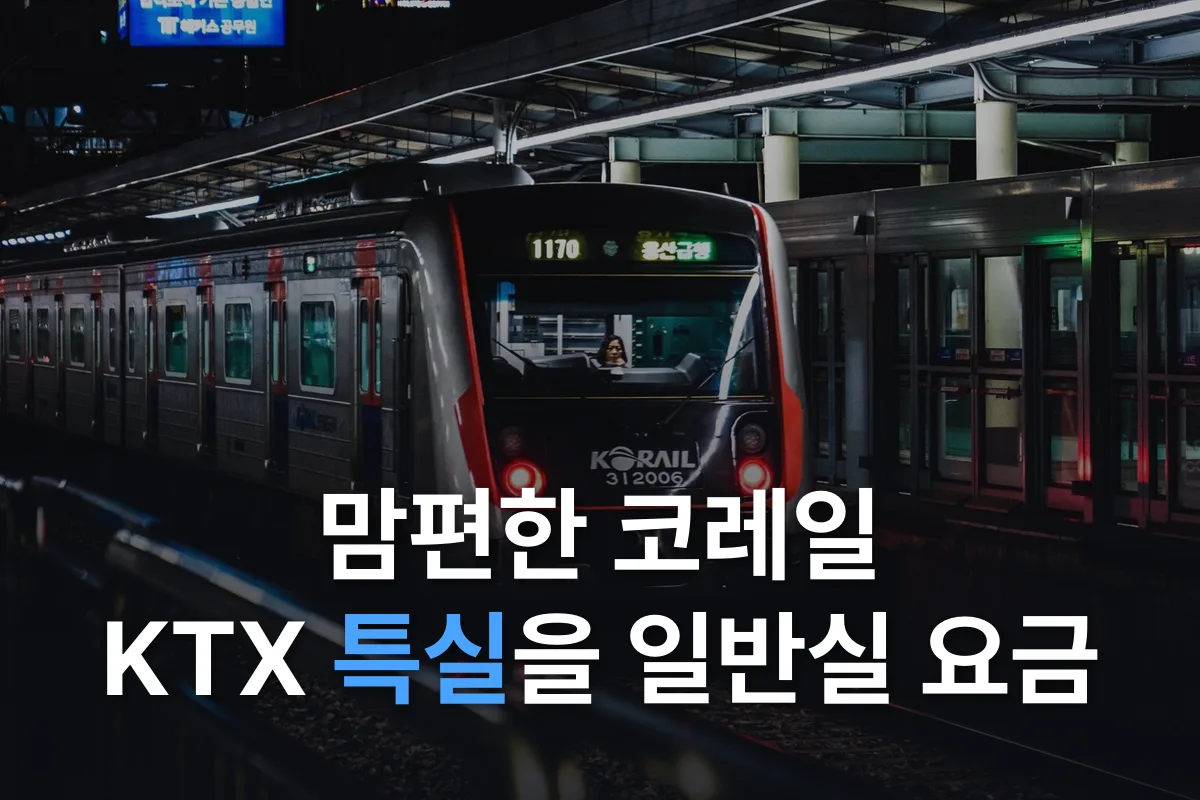맘편한 코레일 2026: 임산부 KTX 특실을 일반실 요금으로, 등록 방법 총정리